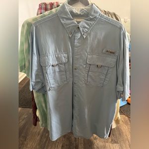 Men’s short sleeve Columbia button up